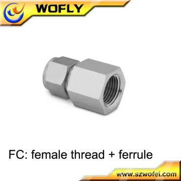 ferrule tube OD hydraulic ss pipe M8x1.5 screws fitting